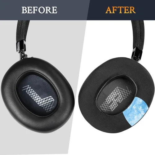 Miniatura 4 de SOULWIT Almohadillas de repuesto de gel refrescante para auriculares JBL E65BTNC/Live 650BTNC/Live 770NC/Live 660NC/Duet NC, almohadillas con espuma