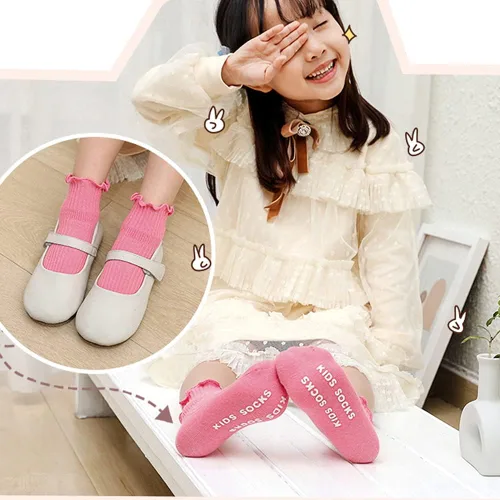 Miniatura 7 de Calcetines antideslizantes para niños pequeños 6 pares