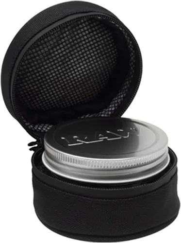 Miniatura 2 de RAW Tarro a prueba de olores y acogedor con bloqueo (6oz), negro, 6 onzas, 6.0 onzas fluidas