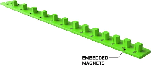 Miniatura 5 de EZRED FSR38-G - Riel magnético flexible de 3/8", color verde