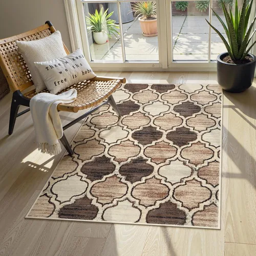 Miniatura 12 de Lahome Alfombra marroquí para pasillo – Alfombra antideslizante lavable de 2 x 6 pies con parte trasera de goma, suave y no desprende pelo, alfombra