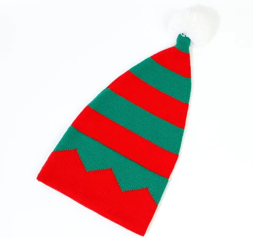 Miniatura 29 de 2 gorros de punto de Navidad para padres e hijos, gorro de Papá Noel para adultos, bebés, invierno, cálido, gorro de calavera para fiestas