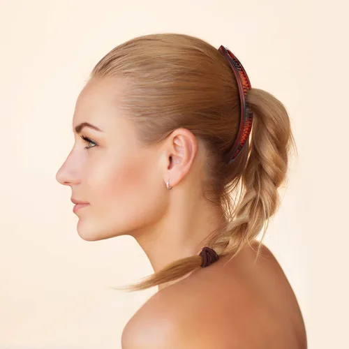 Miniatura 4 de WILLBOND 6 piezas de peines de plátano con clip para el cabello, peines clásicos en forma de plátano, clips para cola de caballo para mujeres