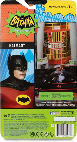 Miniatura 9 de McFarlane Toys - DC Retro Batman (póster de película de Batman de 66 pies) de 6 pulgadas