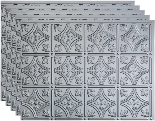 Miniatura 18 de FASÄDE Panel decorativo de vinilo estilo tradicional/patrón 1 en Cashmere (muestra de 6x6 pulgadas)