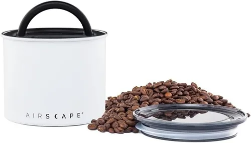 Planetary Design Airscape - Recipiente de café de acero inoxidable | Contenedor de almacenamiento de alimentos | Tapa hermética patentada de Estados