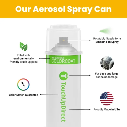 Miniatura 3 de TouchUpDirect 820/1AG/PAB Santorini Black Pearl - Aerosol de pintura de retoque compatible con Land Rover Exact Match - Kit esencial Santorini Perla