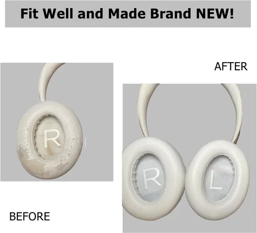Miniatura 4 de Almohadillas de repuesto para auriculares, fundas para almohadillas para auriculares Bose 700 con cancelación de ruido NC700 para auriculares sobre