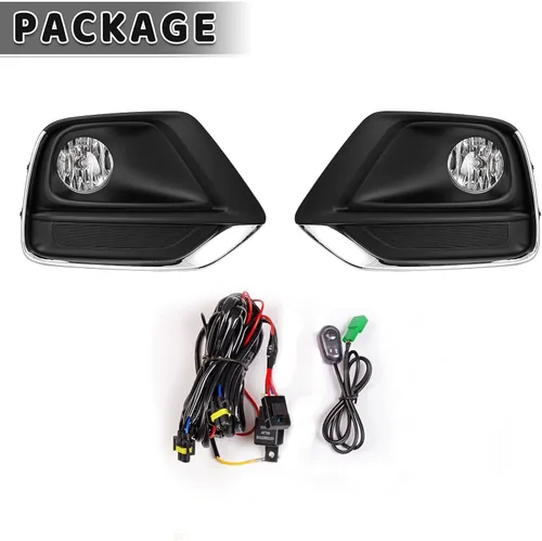Miniatura 7 de Conjunto de luces antiniebla para Chevy Trax Chevrolet Driver Passenger 2017, 2018, 2019, 2020, 2021, 1 par