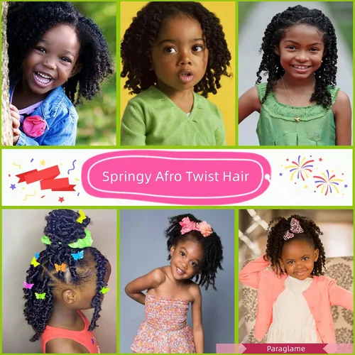 Miniatura 5 de Extensiones de cabello trenzado con resorte Marley Twist de 8 pulgadas, paquete de 8 para niños, cabello rizado y trenzado kinky, locs suaves
