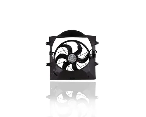Conjunto de ventilador de condensador y radiador dual, compatible con Pacific Best Inc., compatible con CH3115110 99-03 Jeep Grand Cherokee 4.0L,