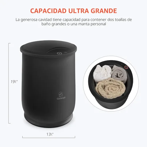 Miniatura 4 de Comfier - Calentadores de toallas calientes para baño, regalos para papá, para él, para ella, calentador de toallas grande, calienta toallas en 10