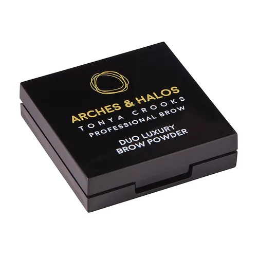 Miniatura 4 de Arches & Halos Duo Luxury Brow Powder - Polvo compacto versátil dos por uno, obtén cejas completas y definidas, maquillaje vegano y libre de Carbón