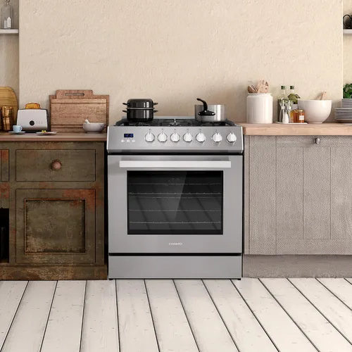 Miniatura 2 de COSMO COS-305AGC - Cocina independiente de gas para horno individual de 30 pulgadas y 5.0 pies cúbicos con placa de cocina de 5 quemadores