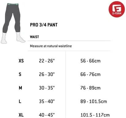 Miniatura 2 de G-Form Pro 34 - Pantalones de compresión acolchados para hombre