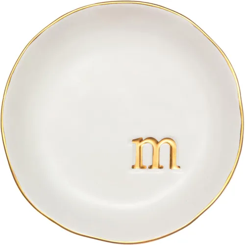Miniatura 2 de COLLECTIVE HOME - Bandeja de cerámica para joyas, plato decorativo para anillos, aretes, collares, pulseras, llaves, cumpleaños, día de la madre