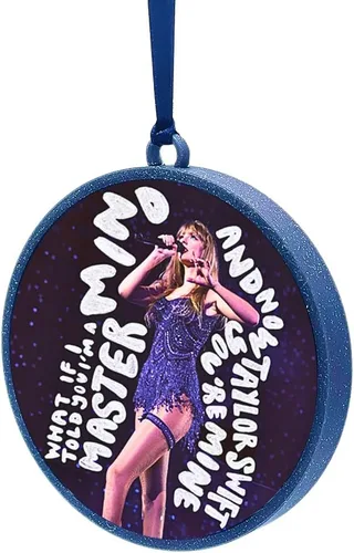 Adorno de estrella de música de cultura pop 2025 – Adorno de Navidad coleccionable de acrílico para amantes de la música y fanáticos – Decoraciones