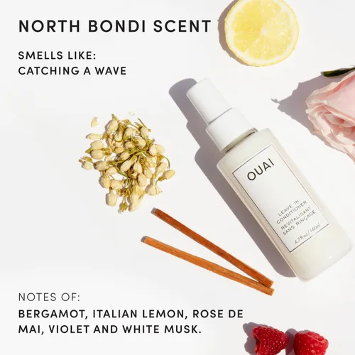 Miniatura 6 de OUAI Acondicionador sin enjuague y protector térmico para el cabello - Prepara el cabello para el peinado o usa como spray desenredante