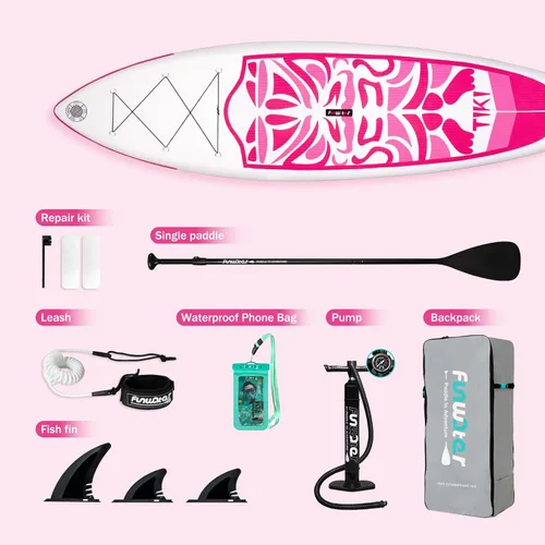 Miniatura 4 de FunWater Inflatable Ultra-Light Stand Up Paddle Board for All Skill Levels with Premium SUP Paddleboard Accessories,Non-Slip Comfort Deck for Youth