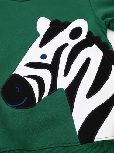 Miniatura 3 de Sudaderas para niños pequeños, de algodón, de manga larga, cuello redondo, sin botones, con estampado de dibujos animados, 2-7T