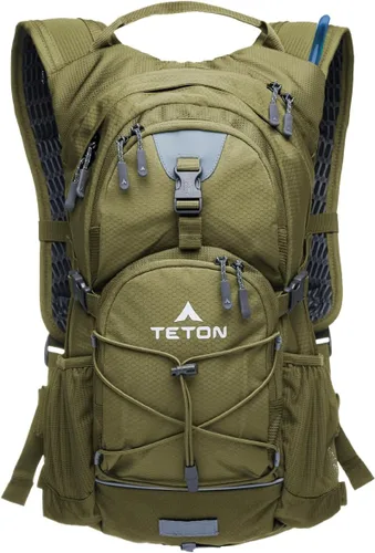 Miniatura 23 de Teton Oasis/Trailrunner Mochila de hidratación – Paquete de agua ligera con bolsa de 2L/3L para senderismo, correr, ciclismo, ciclismo – Tamaños