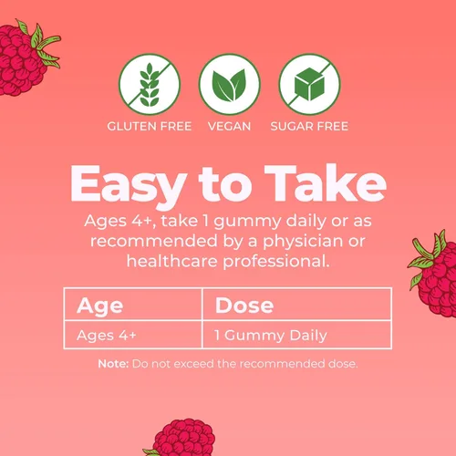 Miniatura 8 de MARYRUTH'S Gomitas de vitamina D3 + B12 para mayores de 4 años Sin azúcar Salud ósea Apoyo inmunológico Metabolismo energético Función