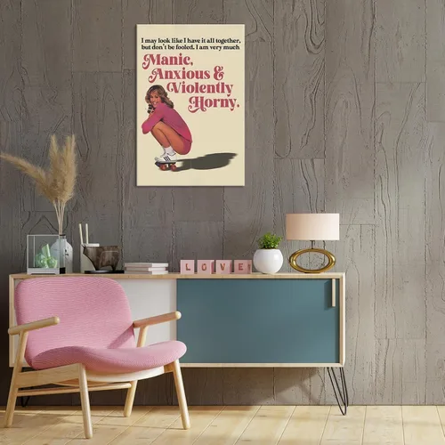 Miniatura 93 de Pósteres de citas divertidas con texto en inglés «Better Late Than Feug», lienzo minimalista con fondo blanco, arte de pared, frutas frescas