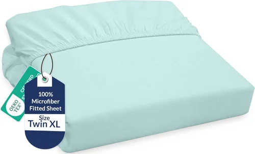 Miniatura 79 de Royale Linens Sábana Bajera King - Microfibra Cepillada Ultra Suave 1800 - Sábanas Inferiores de Lujo Hotelero - Sin Arrugas y Resistente a la Rosa