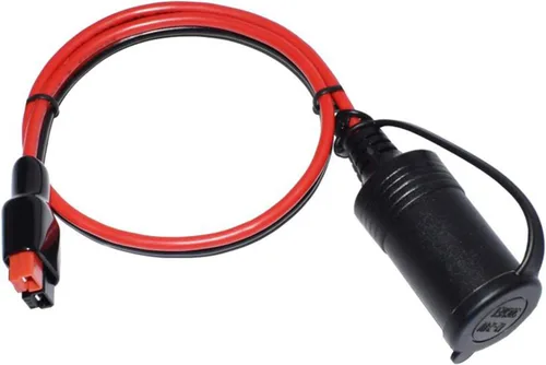 Miniatura 3 de Conector 45A a encendedor de cigarrillos hembra de 12 V, cable resistente de 12 AWG, compatible con Anderson Powerpole para transferencia