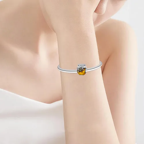 Miniatura 17 de Abalorios de plata de ley 925 con letras de la A ~ Z, para pulseras, collares, Día de San Valentín, Día de la Madre, joyería regalos para mujeres