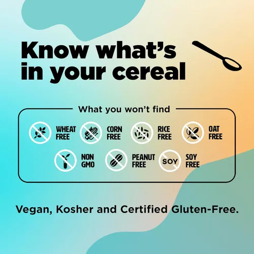 Miniatura 6 de Three Wishes Cereal Sin Granos y Con Proteína - Cereal de Desayuno Saludable, Bajo en Azúcar y Sin Gluten - Bajo en Carbohidratos, a Base