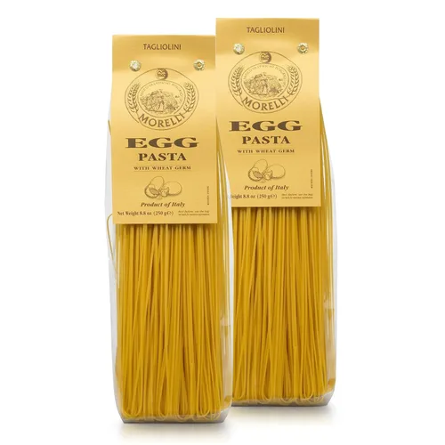 Miniatura 7 de Morelli Pasta de huevo Tagliolini Pasta italiana - Pasta gourmet - Hecho a mano en pequeños lotes - Fideos de pasta italiana importados - Pasta
