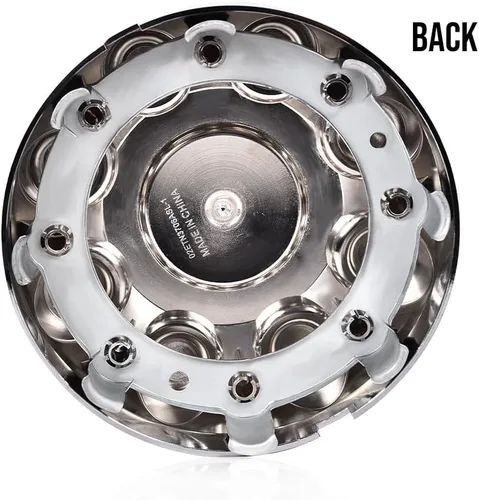 Miniatura 8 de PIT66 4 tapas de 8 lengüetas, tapa central de rueda de 17 pulgadas, tapas centrales cromadas para Dodge RAM 1500 2006-2008/RAM 2500 2003-2013/RAM