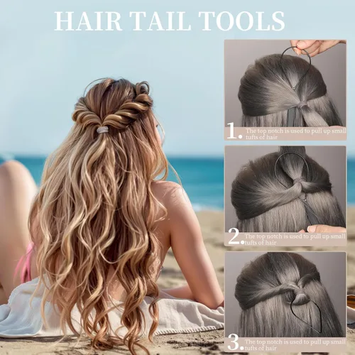 Miniatura 6 de YGDZ Lazos para el pelo de bebé, 280 piezas de accesorios para el cabello para niñas, niños pequeños, bandas elásticas de algodón con caja