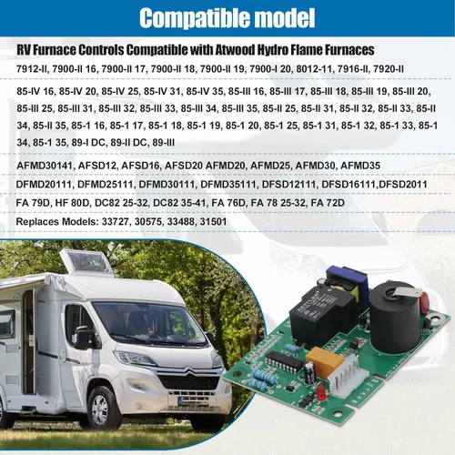 Miniatura 5 de 31501 33488 33727 Placa de Control de Circuito de Ignición para Estufa de Gas de RV Compatible con Atwood & Dometic Placa de Ignición de Estufa