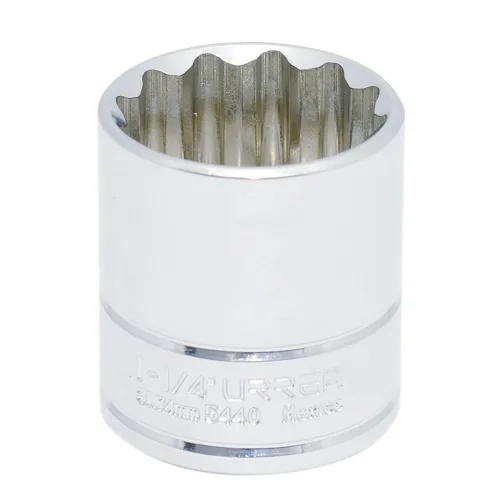 Urrea 5440 - Enchufe cromado de 12 puntos, 1-1/4 pulgadas