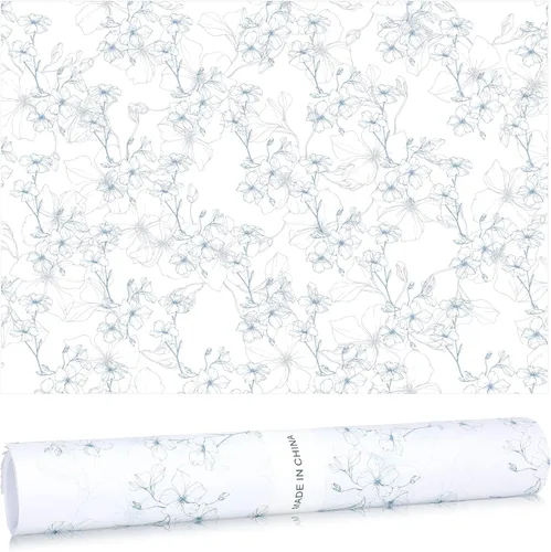 Miniatura 16 de Gersoniel 10 hojas de forros de cajones para aparadores, revestimientos de cajones perfumados, papel perfumado no adhesivo para estantes fragantes