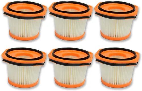 PUREBURG XFFWV360 - Filtros de vacío compatibles con sistema Shark WS620 WS630 WS632 WANDVAC System Aspiradora inalámbrica, paquete de 6 filtros