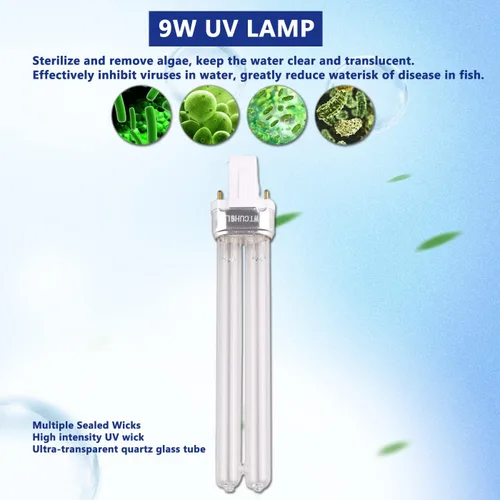 Miniatura 4 de TOPWAY 660GPH 4 en 1 sumergible acuario jardín estanque filtro agua fuente al aire libre bomba w/9W esterilizador para sistema de limpieza