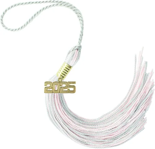 Miniatura 341 de Borla de graduación Aqua 2022, todos los colores escolares disponibles, fabricada en Estados Unidos