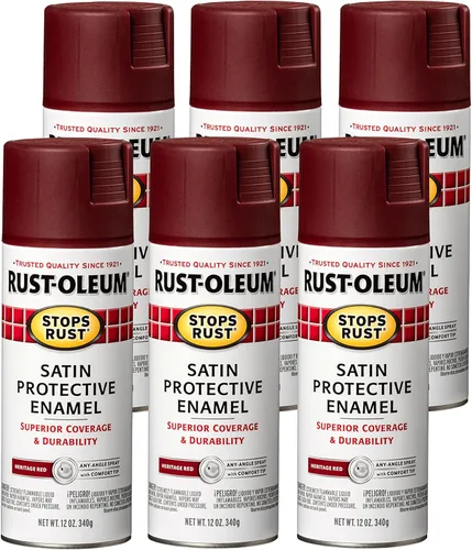 Miniatura 132 de Rust-Oleum 285092 - Pintura en aerosol para prevención del óxido, 12 onzas, transparente satinado Satinado claro