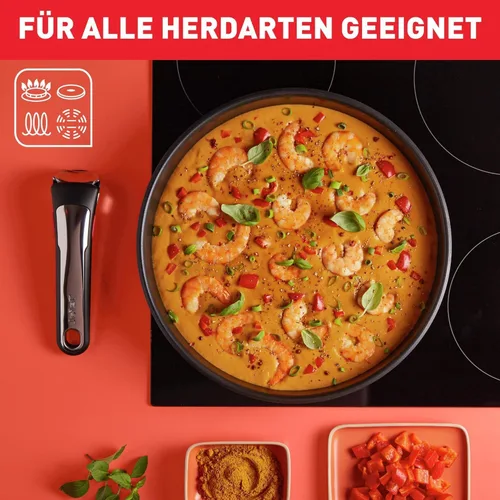 Miniatura 4 de Tefal Ingenio Preference ON - Juego de sartenes antiadherentes de inducción de 13 piezas, sartenes de 24 y 11.0 in, cacerolas de 16 y 7.9 in, wok