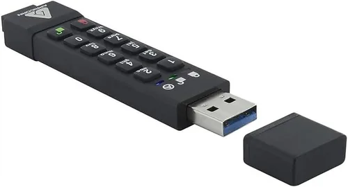 Miniatura 3 de Apricorn 16GB Aegis Secure Key 3Z 256-bit AES XTS Hardware cifrado FIPS 140-2 Nivel 3 Validado Secure USB 3.0 Flash Drive (ASK3Z-16GB), negro