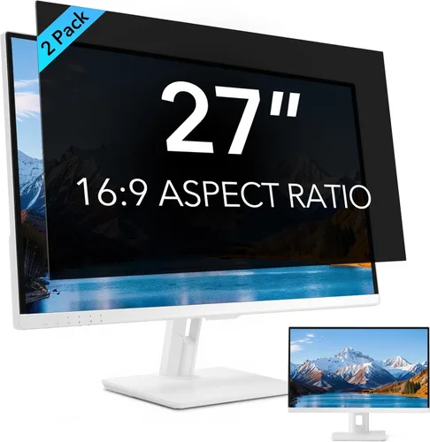 Miniatura 15 de Paquete de 2 pantallas de privacidad de computadora de 34 pulgadas para monitor de pantalla ancha de relación de aspecto 21:9, protección ocular