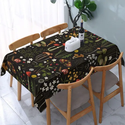 Miniatura 21 de Mantel decorativo con patrón azteca, estilo nativo étnico, bohemio, geométrico, verde, para cocina, banquete de fiesta y vacaciones, color negro