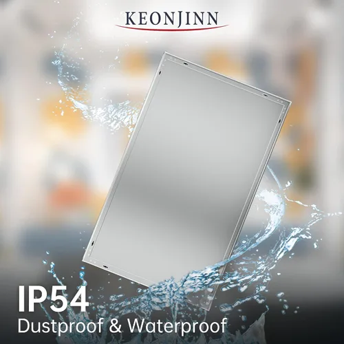 Miniatura 8 de Keonjinn Espejo de baño LED de 40 x 24 pulgadas, espejos con luces, espejo de tocador iluminado, luces regulables antivaho montadas en la pared