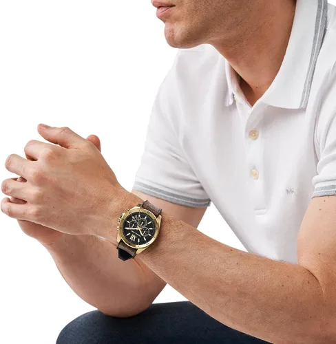 Miniatura 4 de Michael Kors Brecken - Reloj de cuarzo para hombre con correa de acero inoxidable