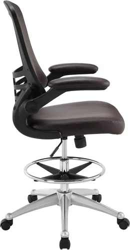 Miniatura 3 de Modway Attainment silla para mesa de dibujo, Marrón