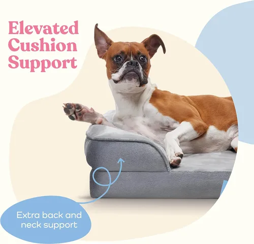 Miniatura 8 de Cama ortopédica para perros tipo sofá - Cama para perros ultra cómoda para perros grandes - Cama para mascotas transpirable e impermeable - Cama