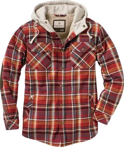 Miniatura 5 de Legendary Whitetails Chaqueta tipo camisa de franela con capucha y forro bereber para hombre